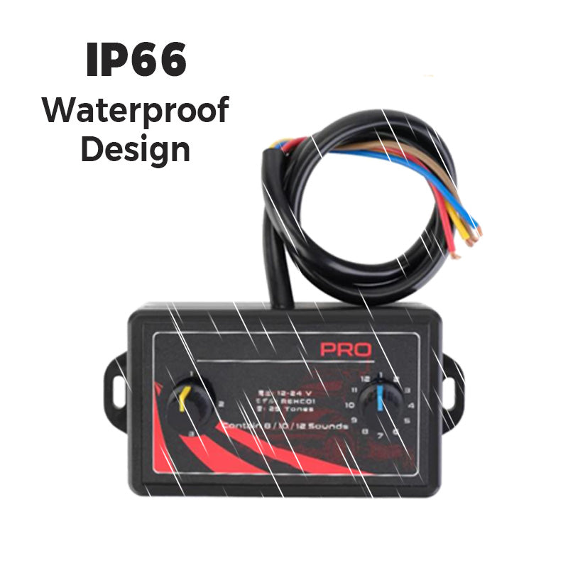 Boîtier de Contrôleur de Klaxon à 25 Tons Multi-Tonalités