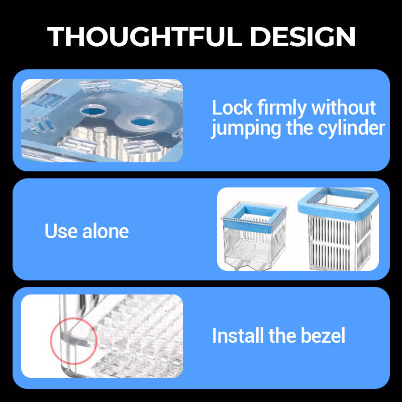 🐟💧 Promotion éclair à moitié prix ! Aquarium d'écloserie en acrylique 4 couches 🛡️ → Système de protection pour élever vos alevins en toute sécurité 🐠✨