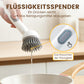 Brosse de nettoyage rotative à long manche pour vaisselle et casseroles.