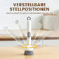 Brosse de nettoyage rotative à long manche pour vaisselle et casseroles.