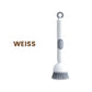 Brosse de nettoyage rotative à long manche pour vaisselle et casseroles.