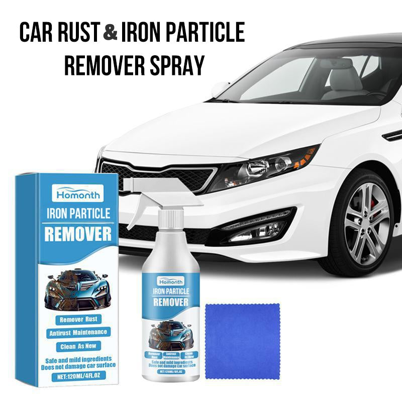 🎁🚗Spray d'élimination de particules de rouille et de fer de voiture✨🔥Achetez 3 obtenez 2 gratuit