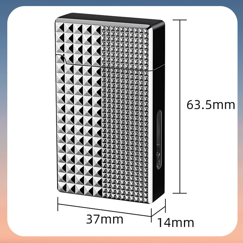 🎁50% de réduction pour une durée limitée⏳Briquet électrique hybride coupe - vent à huile à commande vocale intelligente Black Tech