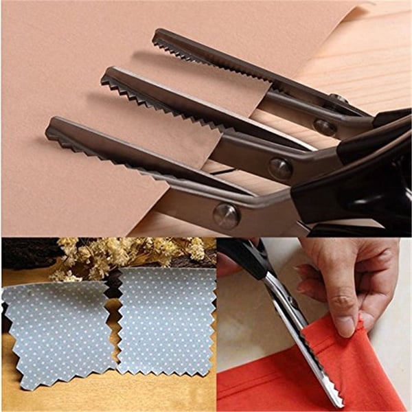 ✂️ 50% DE RÉDUCTION! 🧵 Ciseaux zig-zag inox – Lames dentelées & anti-effilochage ✨