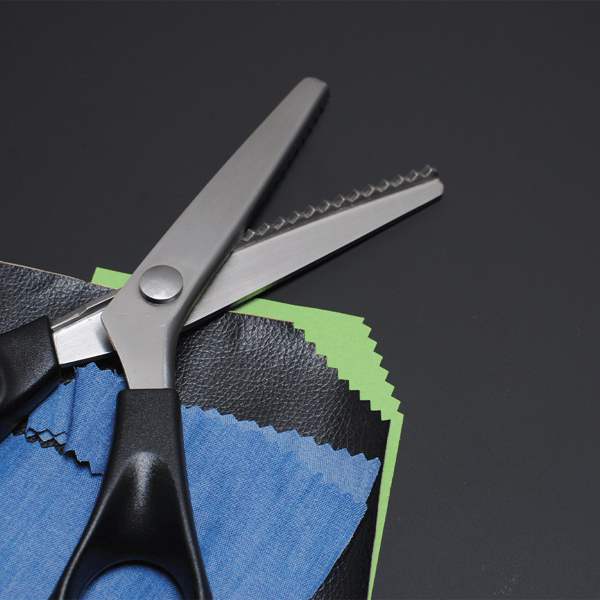 ✂️ 50% DE RÉDUCTION! 🧵 Ciseaux zig-zag inox – Lames dentelées & anti-effilochage ✨
