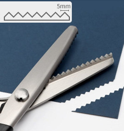 ✂️ 50% DE RÉDUCTION! 🧵 Ciseaux zig-zag inox – Lames dentelées & anti-effilochage ✨