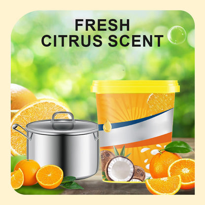 🔥 Soldes Flash -50% 🔥 Pâte Nettoyante à l'Huile de Coco pour Cuisine 🧽✨
