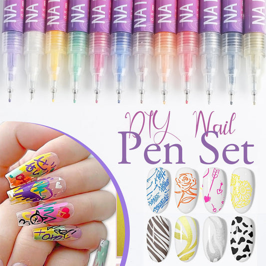 🎁 Vente Flash -50% ⏳ Coffret de 12 stylos à ongles