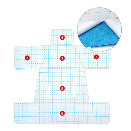 Bandes kinésiologiques élastiques prédécoupées pour le soutien des épaules