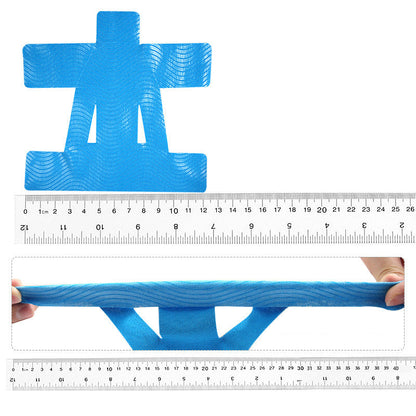 Bandes kinésiologiques élastiques prédécoupées pour le soutien des épaules