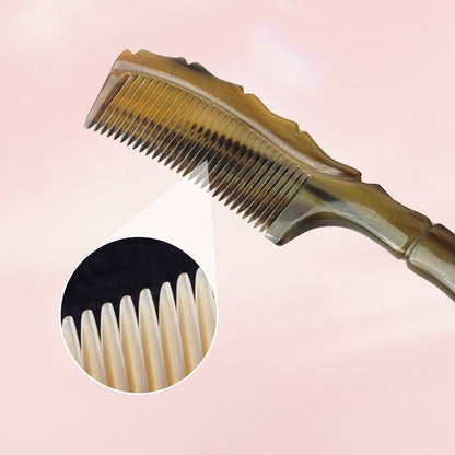 💇‍♂️💖Peine de cuerno natural hecho a mano🌿