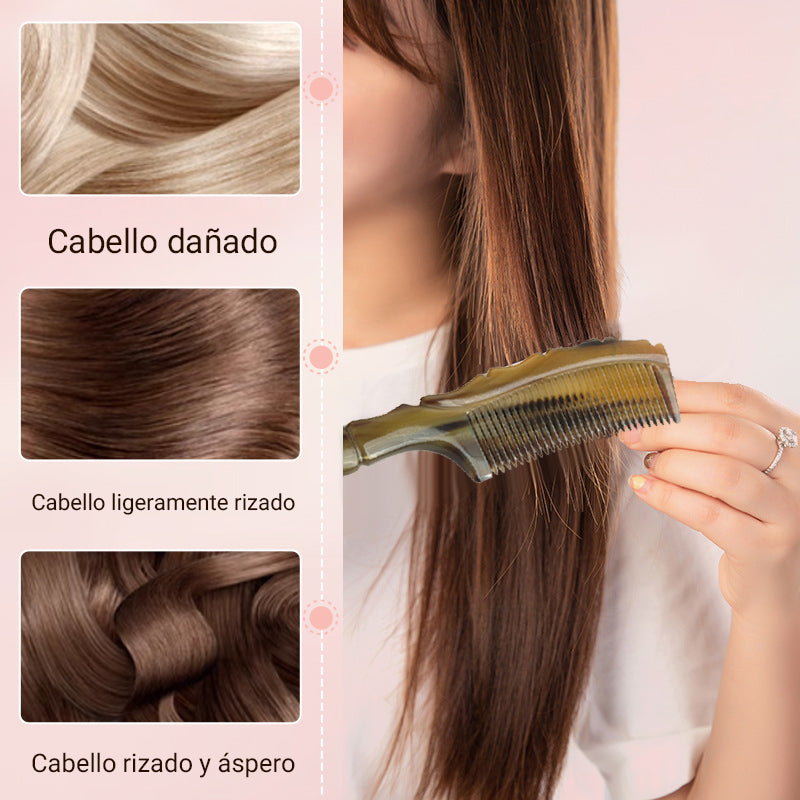 💇‍♂️💖Peine de cuerno natural hecho a mano🌿