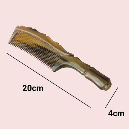 💇‍♂️💖Peine de cuerno natural hecho a mano🌿