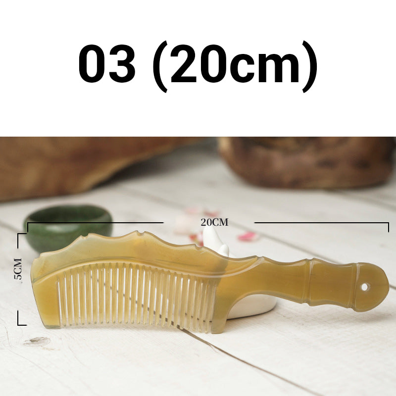 💇‍♂️💖Peine de cuerno natural hecho a mano🌿