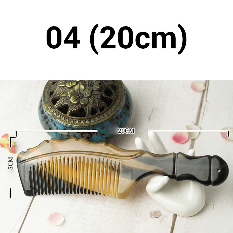 💇‍♂️💖Peine de cuerno natural hecho a mano🌿