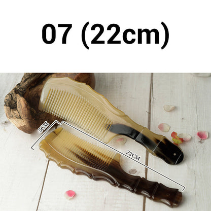 💇‍♂️💖Peine de cuerno natural hecho a mano🌿