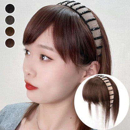 🎁50% OFF💥Frange de cheveux artificiels avec bandeau