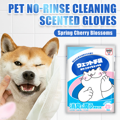 🔥HOT SALE 70% OFF🔥Pet No-Rinse Cleaning Scented Gloves