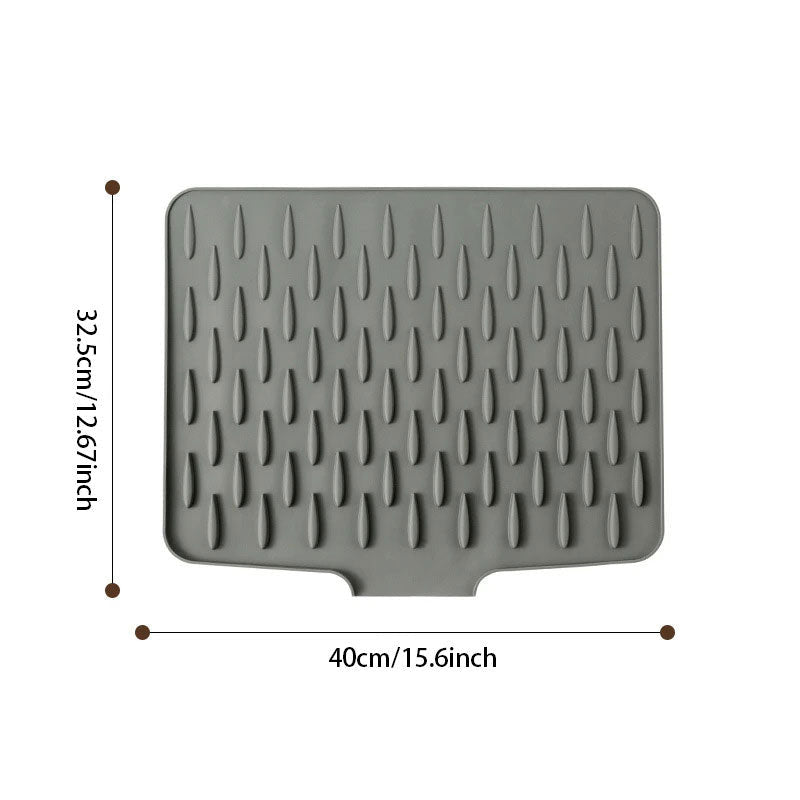 Tapis de drainage en silicone multifonctionnel et pliable