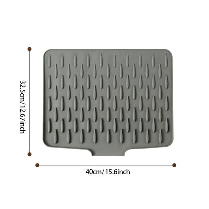 Tapis de drainage en silicone multifonctionnel et pliable