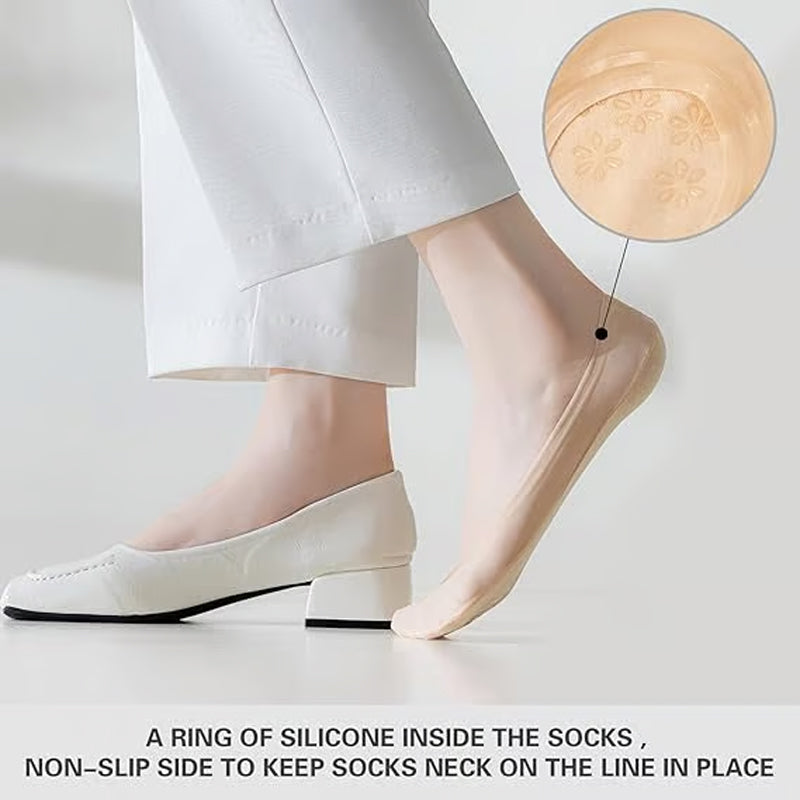5 paires de chaussettes invisibles pour femmes