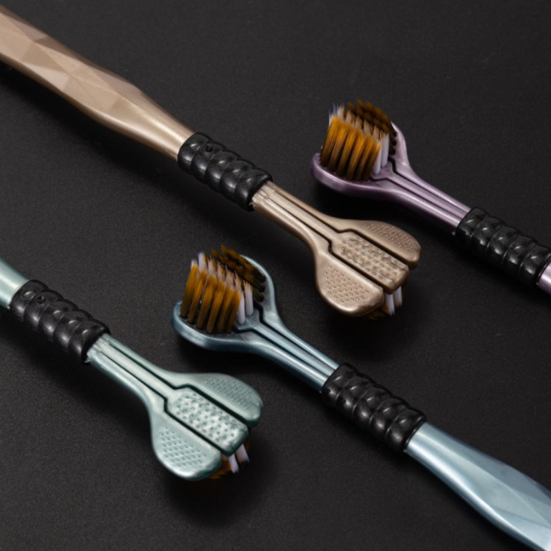 Brosse à Dents Multi-angle à Trois Tête