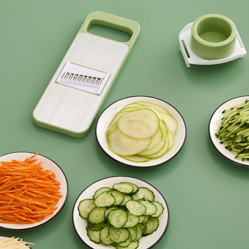 📢📢50 % de réduction！！！📍Hachoir de cuisine multifonctionnel 7 en 1 en acier inoxydable avec protège-mains