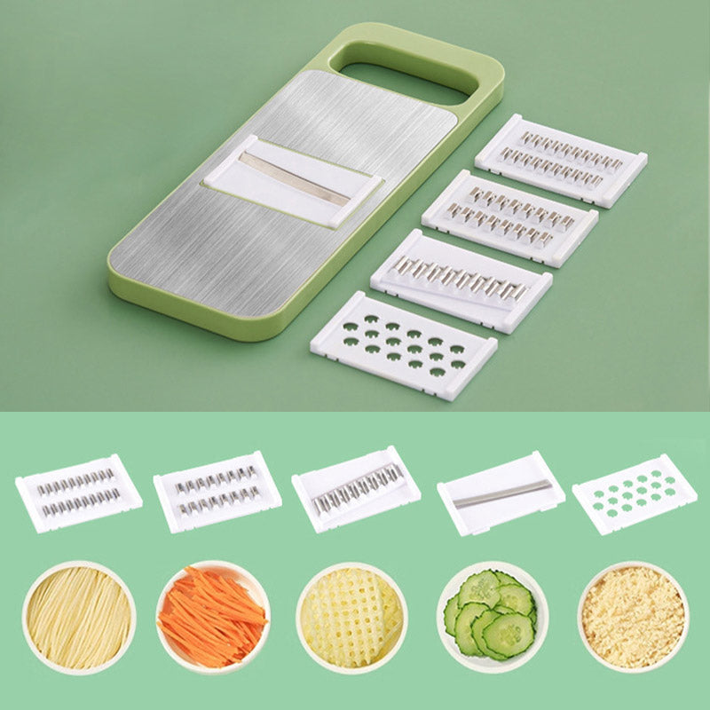 📢📢50 % de réduction！！！📍Hachoir de cuisine multifonctionnel 7 en 1 en acier inoxydable avec protège-mains