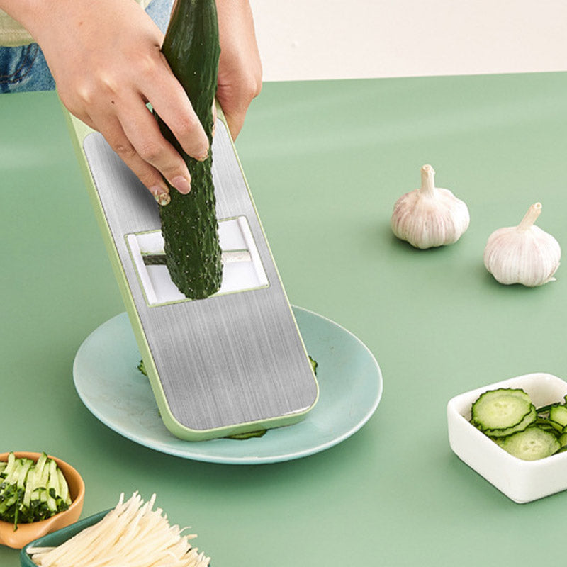 📢📢50 % de réduction！！！📍Hachoir de cuisine multifonctionnel 7 en 1 en acier inoxydable avec protège-mains