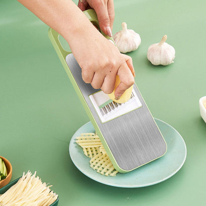 📢📢50 % de réduction！！！📍Hachoir de cuisine multifonctionnel 7 en 1 en acier inoxydable avec protège-mains