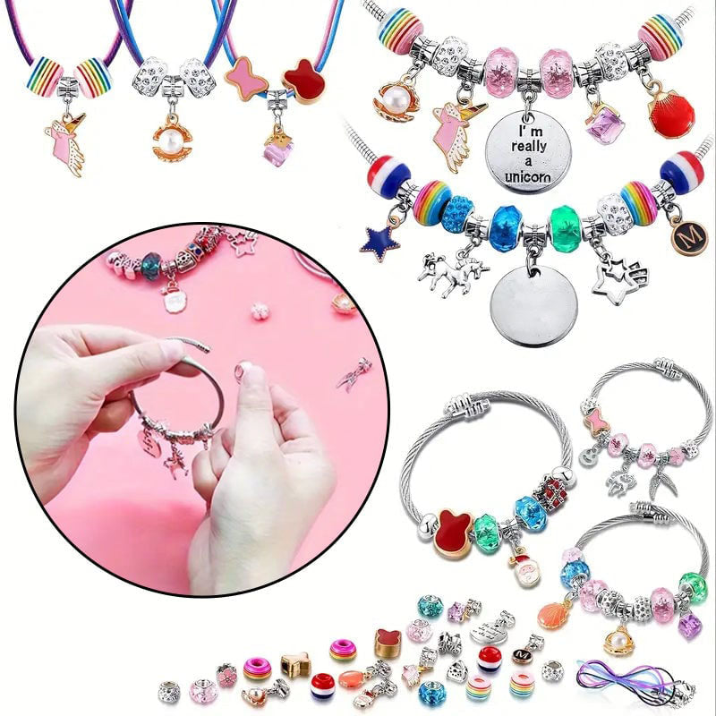 🎄 Vente de Noël anticipée -50% 🎁 Kit de fabrication de bracelets charmants