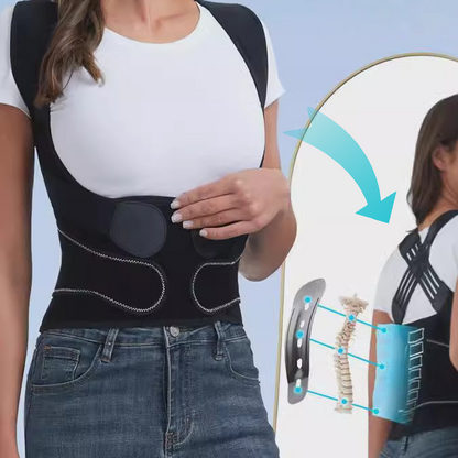 🔥Correcteur de posture universel, réglable et très résistant pour le dos💪