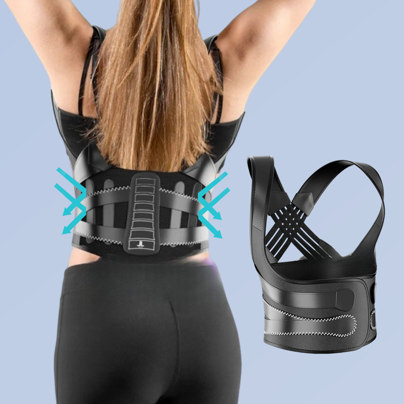 🔥Correcteur de posture universel, réglable et très résistant pour le dos💪