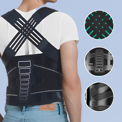 🔥Correcteur de posture universel, réglable et très résistant pour le dos💪