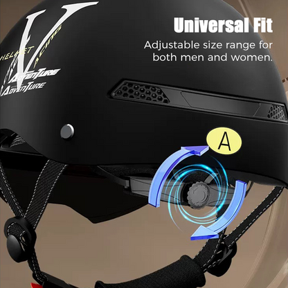 🛡️（Un peu plus cher, mais d'une qualité nettement supérieure）Breathable Casque de moto léger et résistant aux chocs
