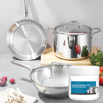 🍳 ACHETEZ 2 - RECEVEZ 1 GRATUIT ! 🔥 Pâte Dissolvante Résidus Brûlés - Nettoyage Profond pour Casseroles/Plats sans Rayurer, Élimine Graisse et Carbonisation en 5 Min 🧽✨