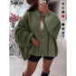 Manteau-Chandail Élégant Femme à Col Rond