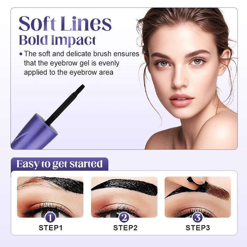 ⏳Spécial à durée limitée⏰Gel à Sourcils Waterproof Tenue Longue à Décollage👀