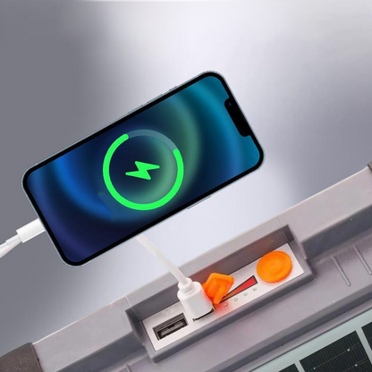 Projecteur LED portable et multifonctionnel à énergie solaire