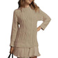 💗DERNIER JOUR -50 % DE RÉDUCTION💗💃Mini-robe en maille torsadée pour femmes