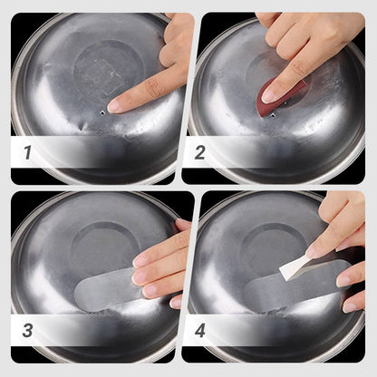 Ensemble d'autocollants polyvalent en acrylique pour réparation de casseroles et poêles