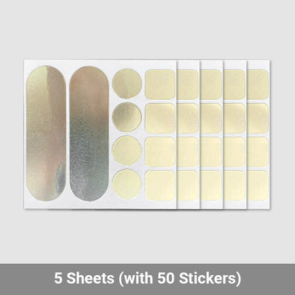 Ensemble d'autocollants polyvalent en acrylique pour réparation de casseroles et poêles