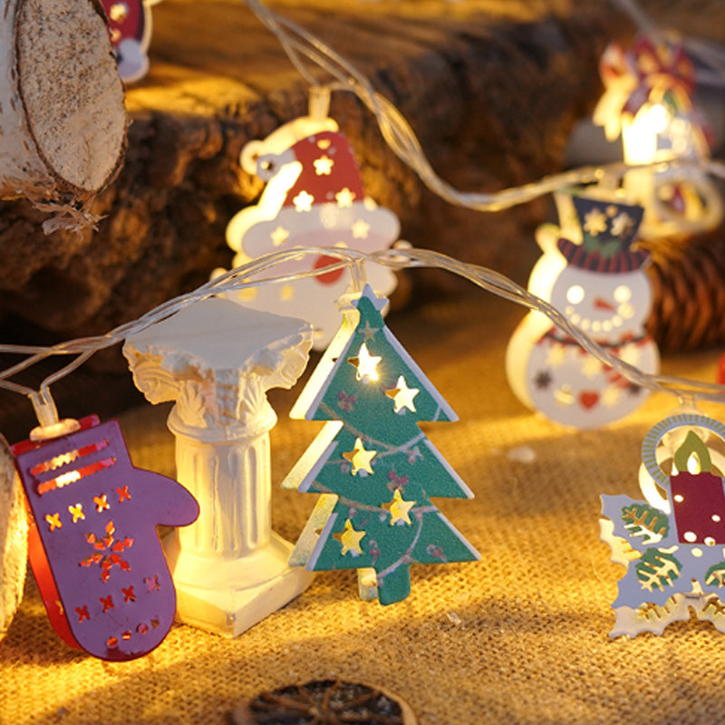 🎅Soldes de Noël : 50 % de réduction sur les guirlandes lumineuses LED Père Noël