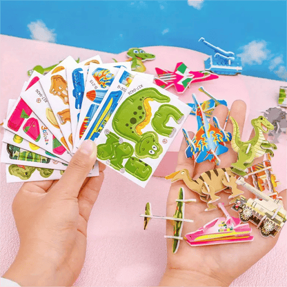 📢📢60% DE RÉDUCTION !!! ✨Puzzle 3D éducatif de dessins animés