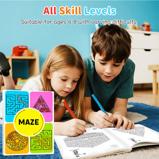📚 Livre d'Activités de Labyrinthes pour Enfants - 46 Pages