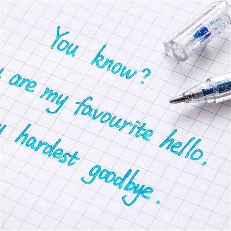 🔥Vente de Noël - 44% de réduction🎨 Ensemble de stylos à gel scintillants🎄Couleurs lumineuses, créativité illimitée