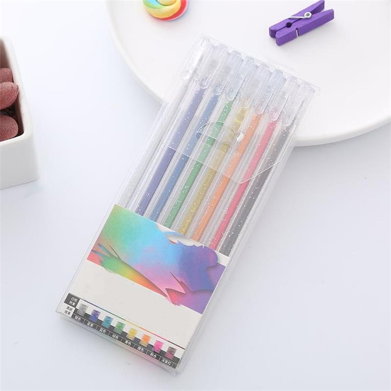 🔥Vente de Noël - 44% de réduction🎨 Ensemble de stylos à gel scintillants🎄Couleurs lumineuses, créativité illimitée