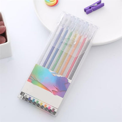 🔥Vente de Noël - 44% de réduction🎨 Ensemble de stylos à gel scintillants🎄Couleurs lumineuses, créativité illimitée