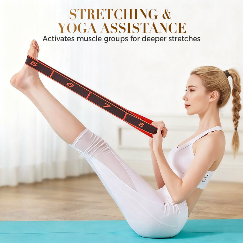🧘‍♀️✨ Bande de Résistance Fitness 2026 UPGRADE | Pour Étirements & Yoga | Élastique Durable, Qualité Supérieure 💎