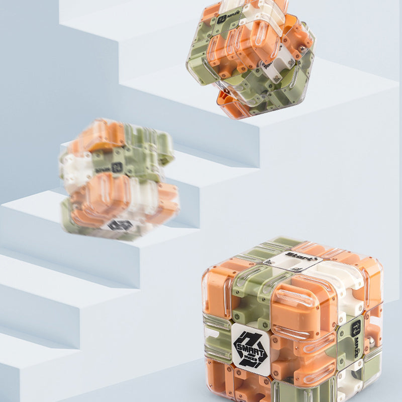 Casse-Tête Cube à Rouler avec Labyrinthe 3D Amusant